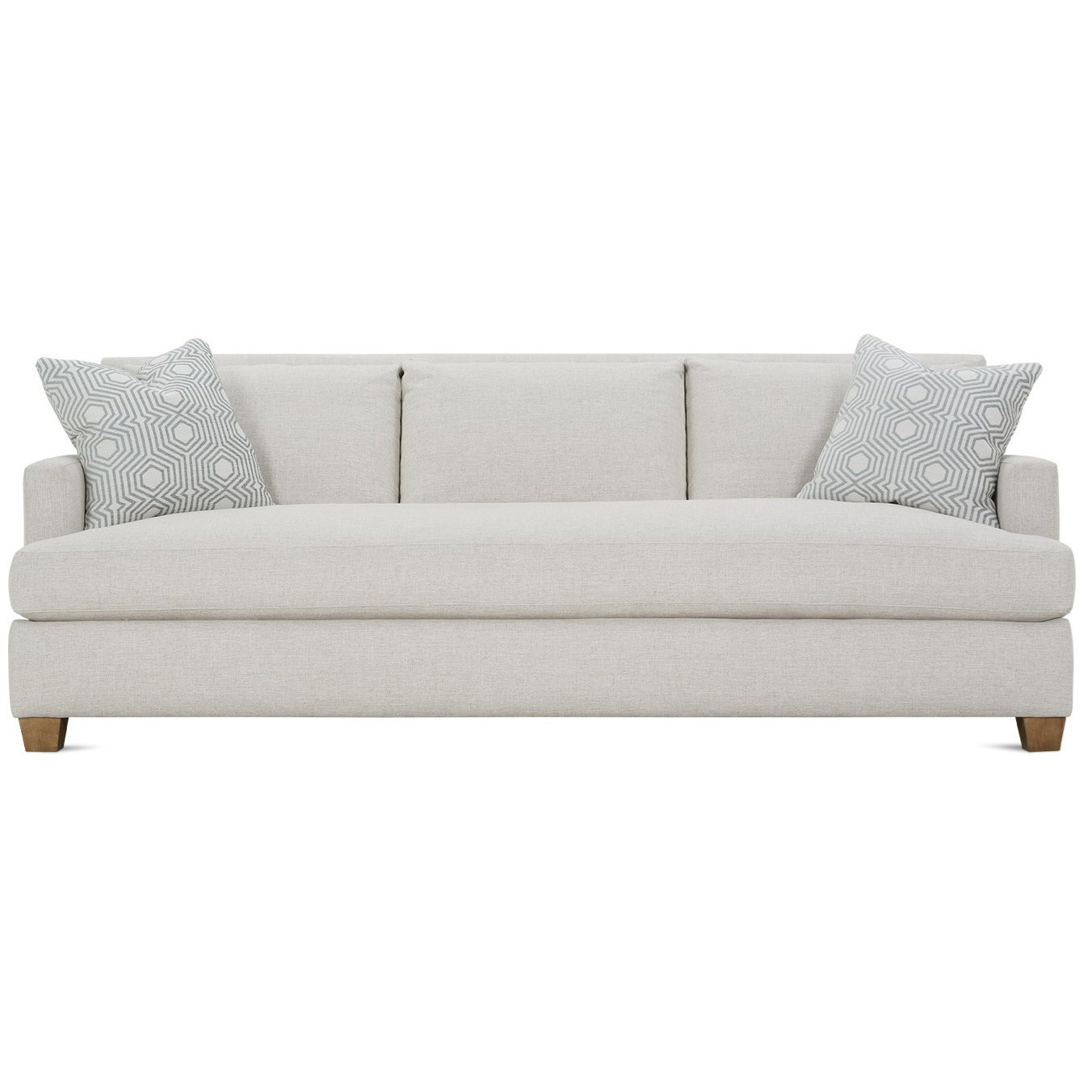 Robin Bruce Laney Transitional 92" Sofa with Bench Seat Belfort